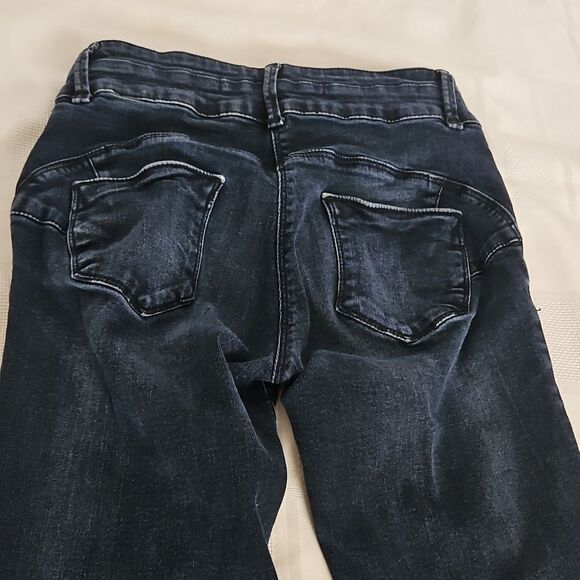 Next Jeans Women's Stretchy Bootcut Lift, Slim & Shape Mid-Rise Flared Jeans 4 - Picture 11 of 16